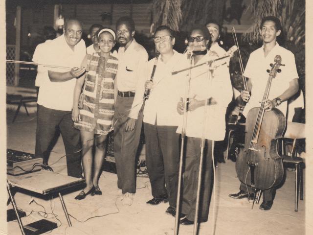 Orquesta Aragon: Rafael Lay, Richard Egües, Tomás Valdés.