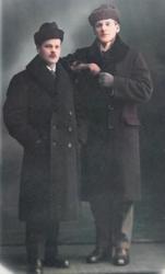 Konserttimestari Riku Heinonen ja Aapo Similä 1918